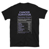 Cancer Survivor Nutrition Facts T-Shirt