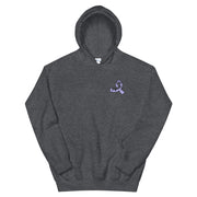 Dancing Fighter Small Logo Hoodie (Violet Ribbon)