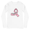 Dancing Fighter Big Logo Long Sleeve Tee (Pink Ribbon)