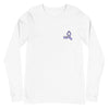 Dancing Fighter Small Logo Long Sleeve Tee (Violet Ribbon)